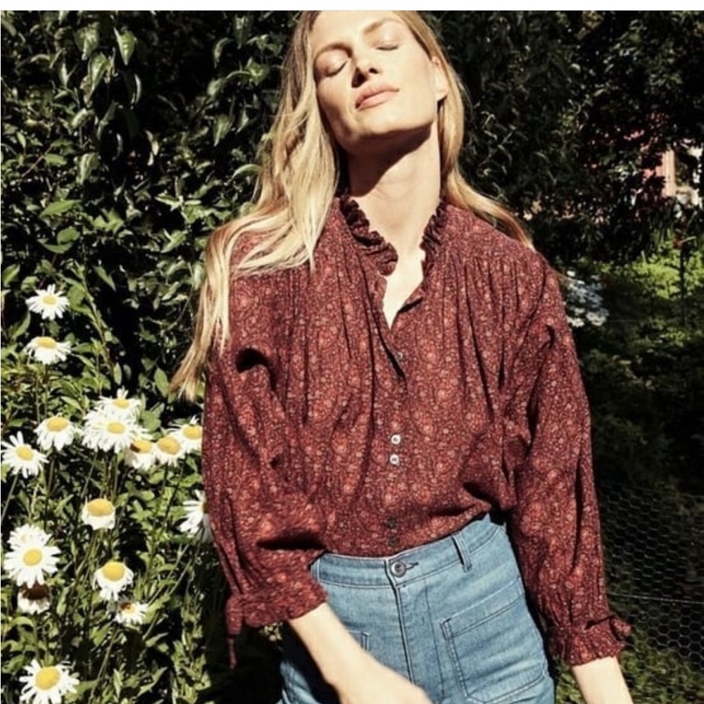 Doen rose top